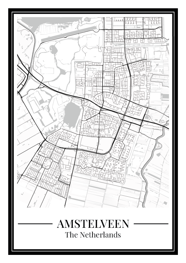 Amstelveen - Poster Classic