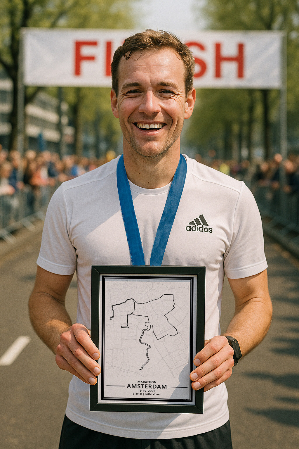 Amsterdam marathon poster