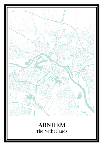 Arnhem - Poster Aqua Blue
