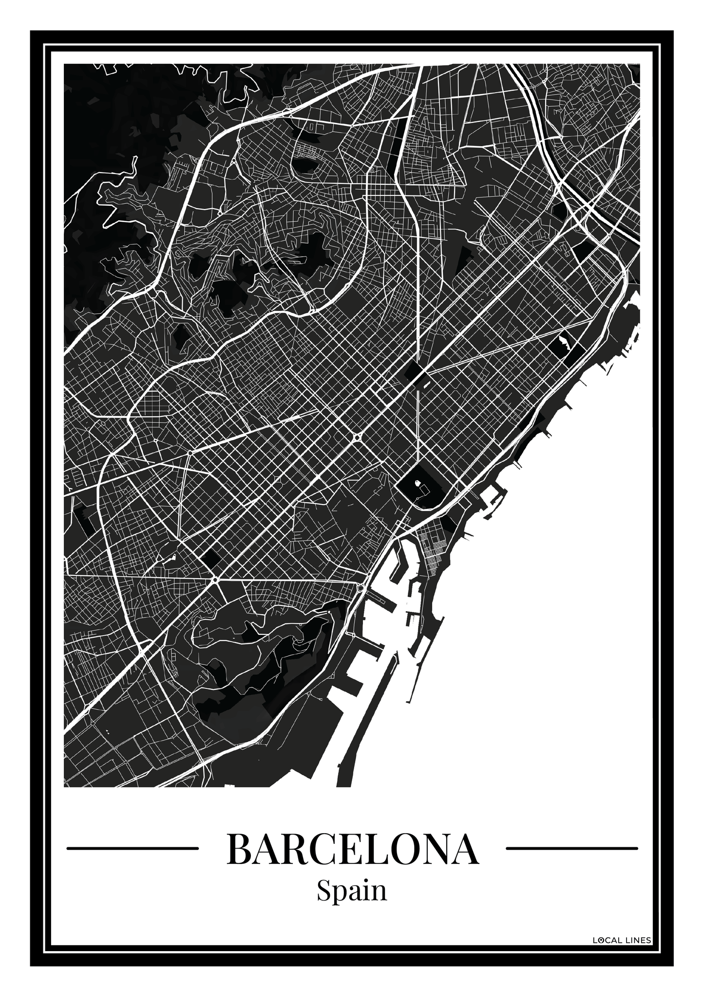 Barcelona - Poster Classic