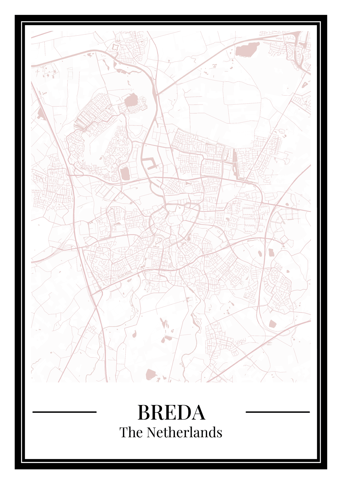 Breda - Poster Blush Pink