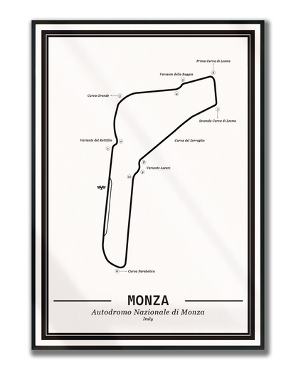 Poster Monza Formule 1 Circuit | Wit