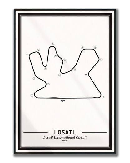 Poster Losail Formule 1 Circuit | Wit