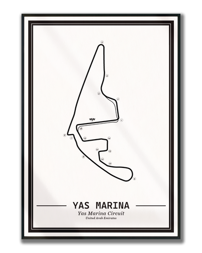 Poster Yas Marina Formule 1 Circuit | Wit