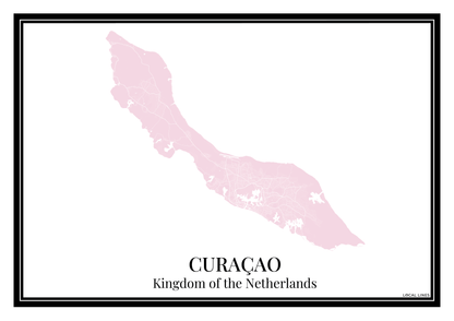 Curaçao - Poster Blush Pink