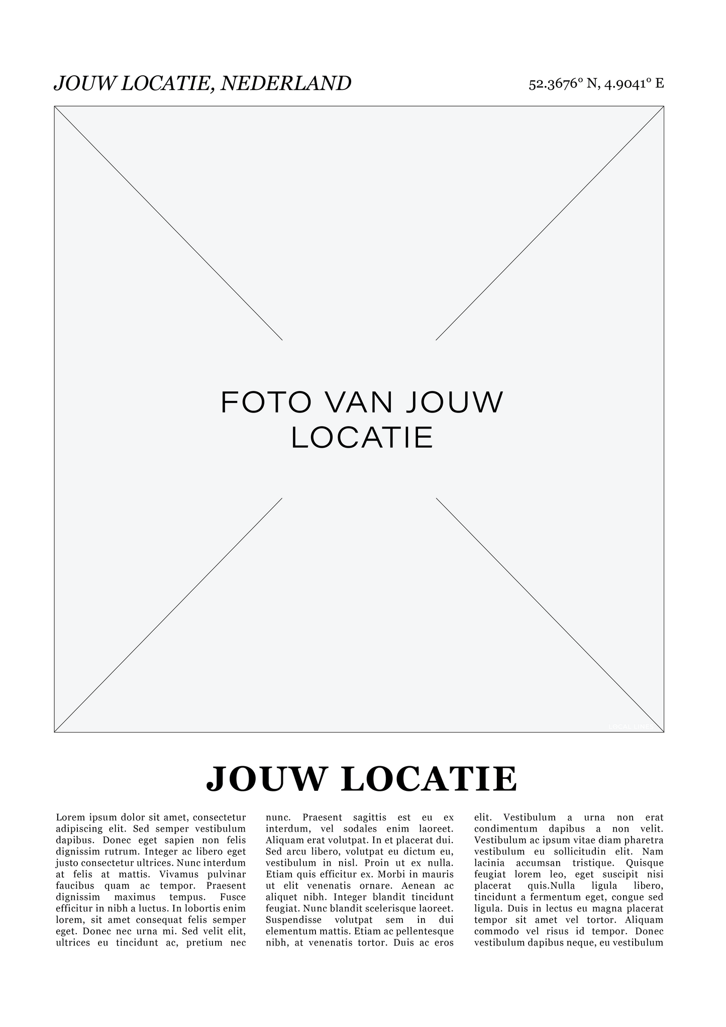 Ontwerp jouw eigen fotoposter