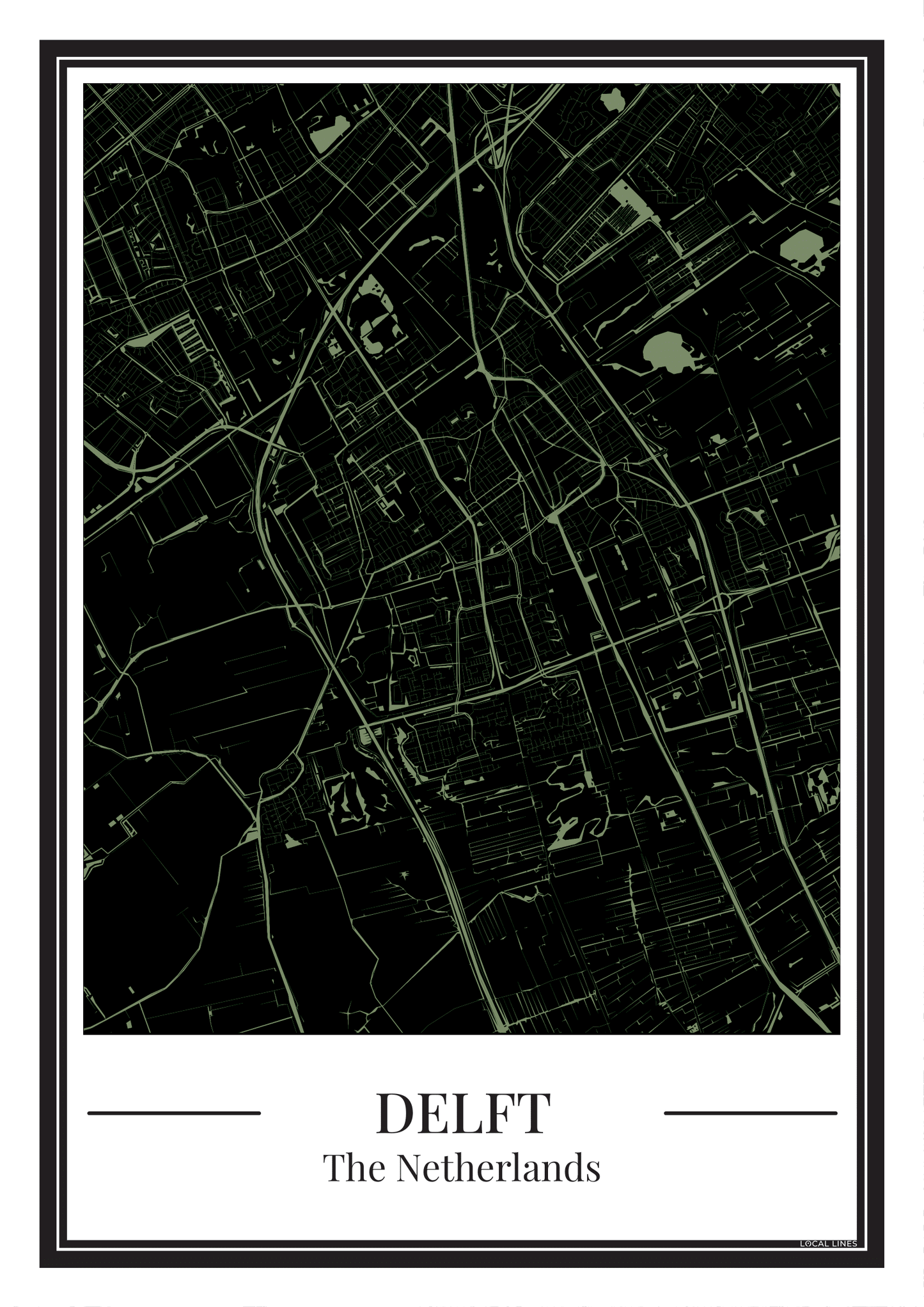 Delft - Poster Cool Mint