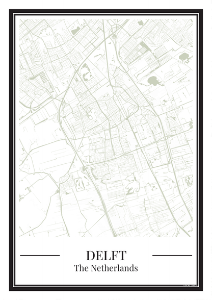 Delft - Poster Sage Green