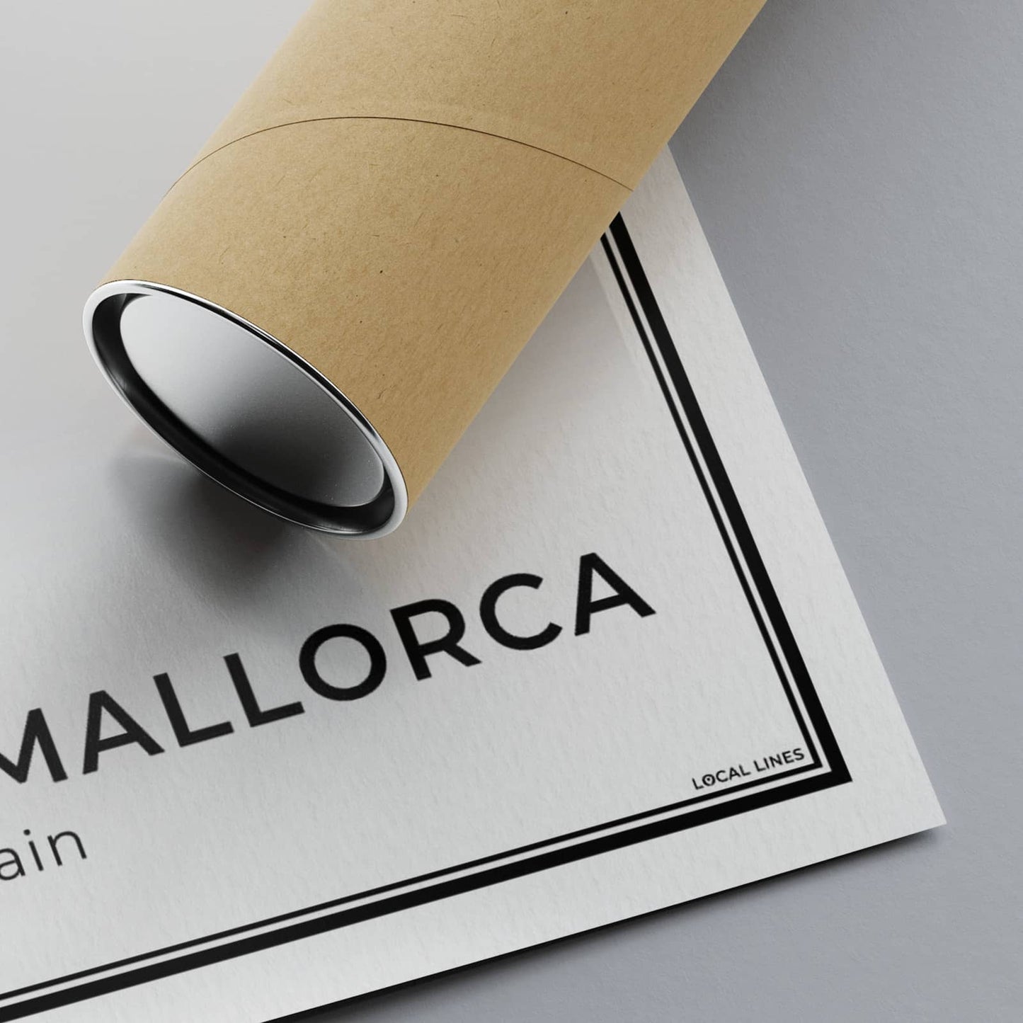 Palma de Mallorca Stadskaart – Poster - Detail foto stadskaart