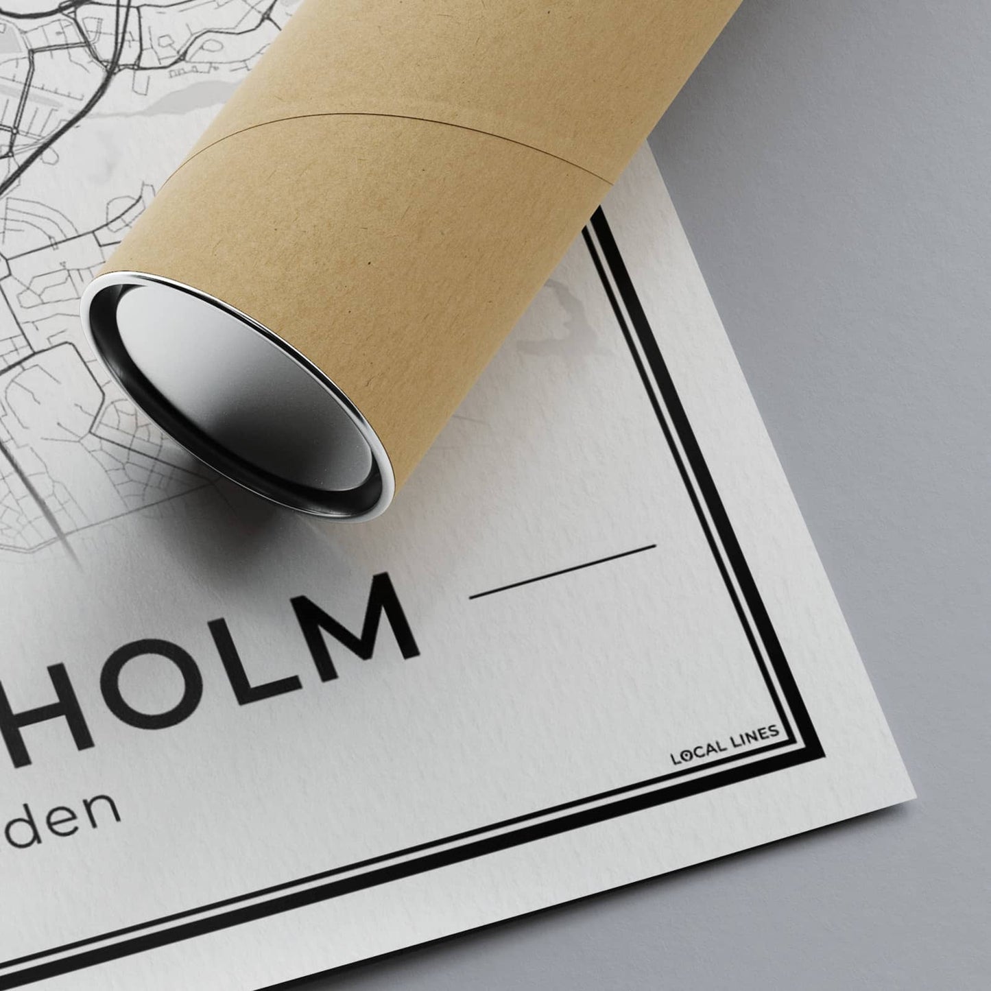 Stockholm Stadskaart – Poster - Detail foto stadskaart