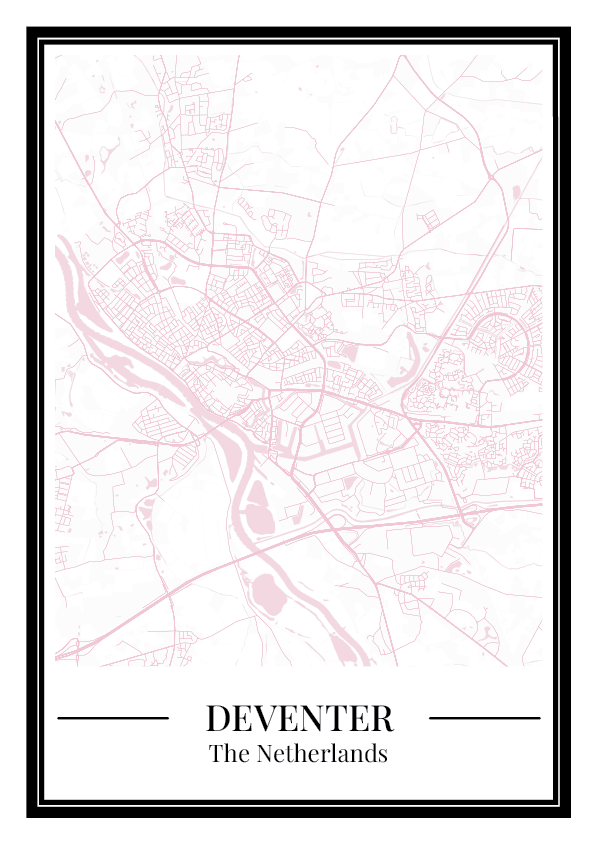 Deventer - Poster Blush Pink