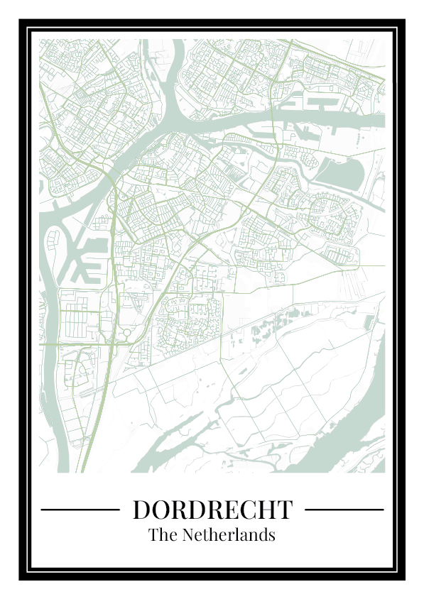 Dordrecht - Poster Sage Green