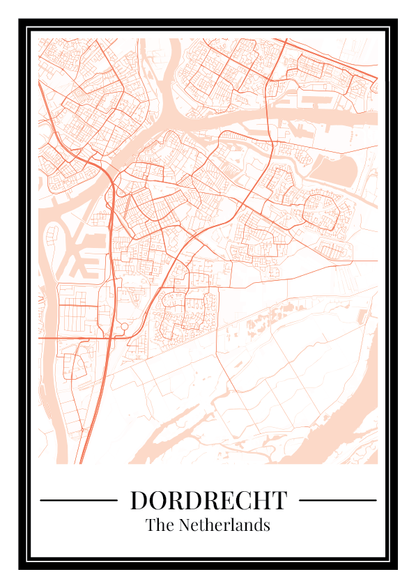 Dordrecht - Poster Warm Peach