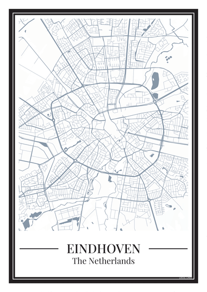 Eindhoven - Poster Slate Blue
