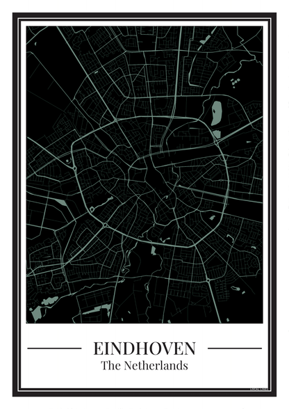Eindhoven - Poster Soft Teal