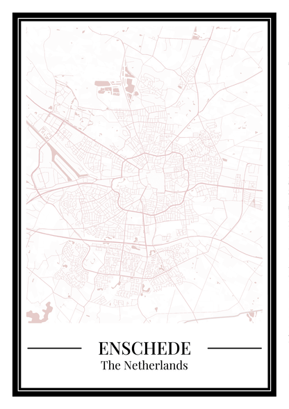 Enschede - Poster Blush Pink