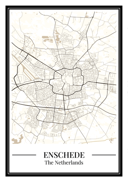 Enschede - Poster Warm Sand