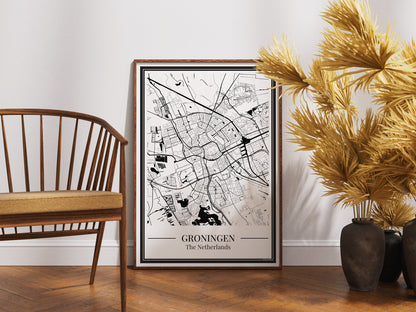 Groningen - Poster Blush Pink