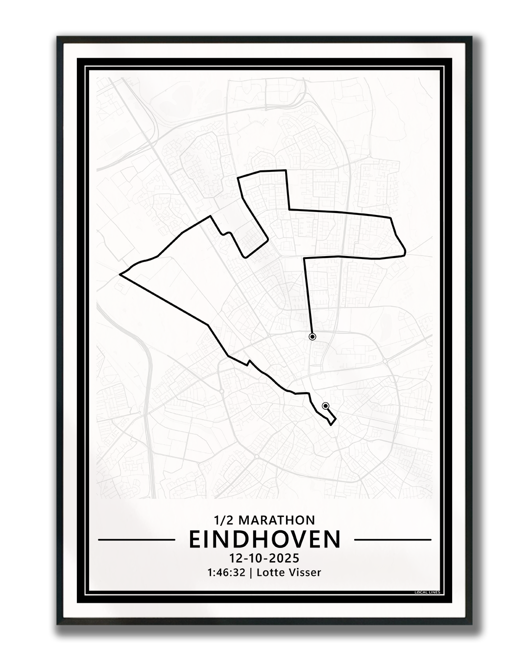 Halve Marathon Eindhoven hardloopposter