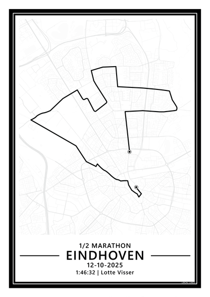 Marathon Eindhoven hardloopposter
