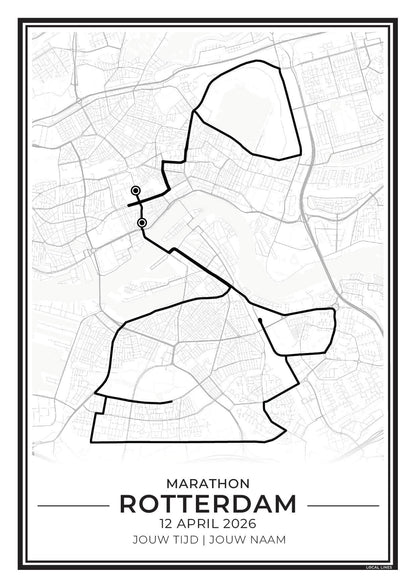 marathon poster Rotterdam 2026