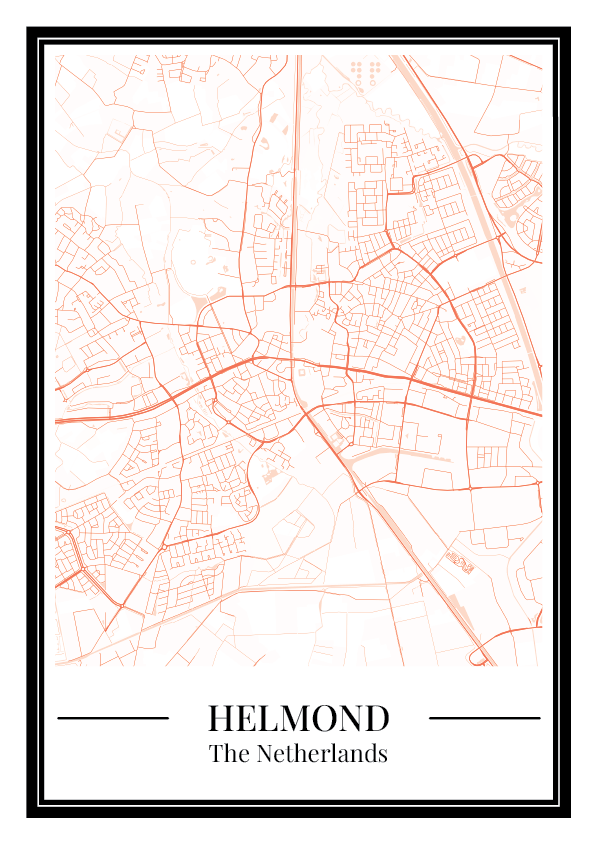 Helmond - Poster Warm Peach