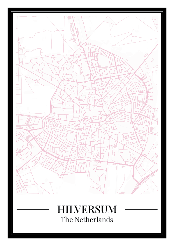 Hilversum - Poster Blush Pink