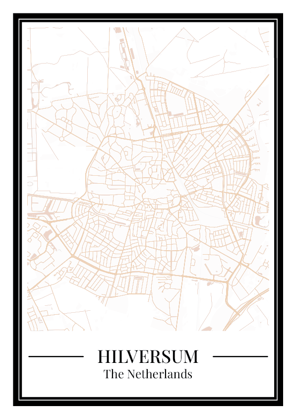 Hilversum - Poster Warm Sand