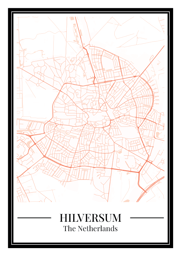 Hilversum - Poster Warm Peach