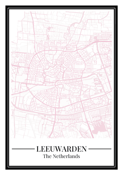 Leeuwarden - Poster Blush Pink