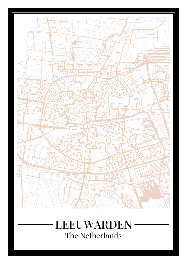 Leeuwarden - Poster Warm Sand