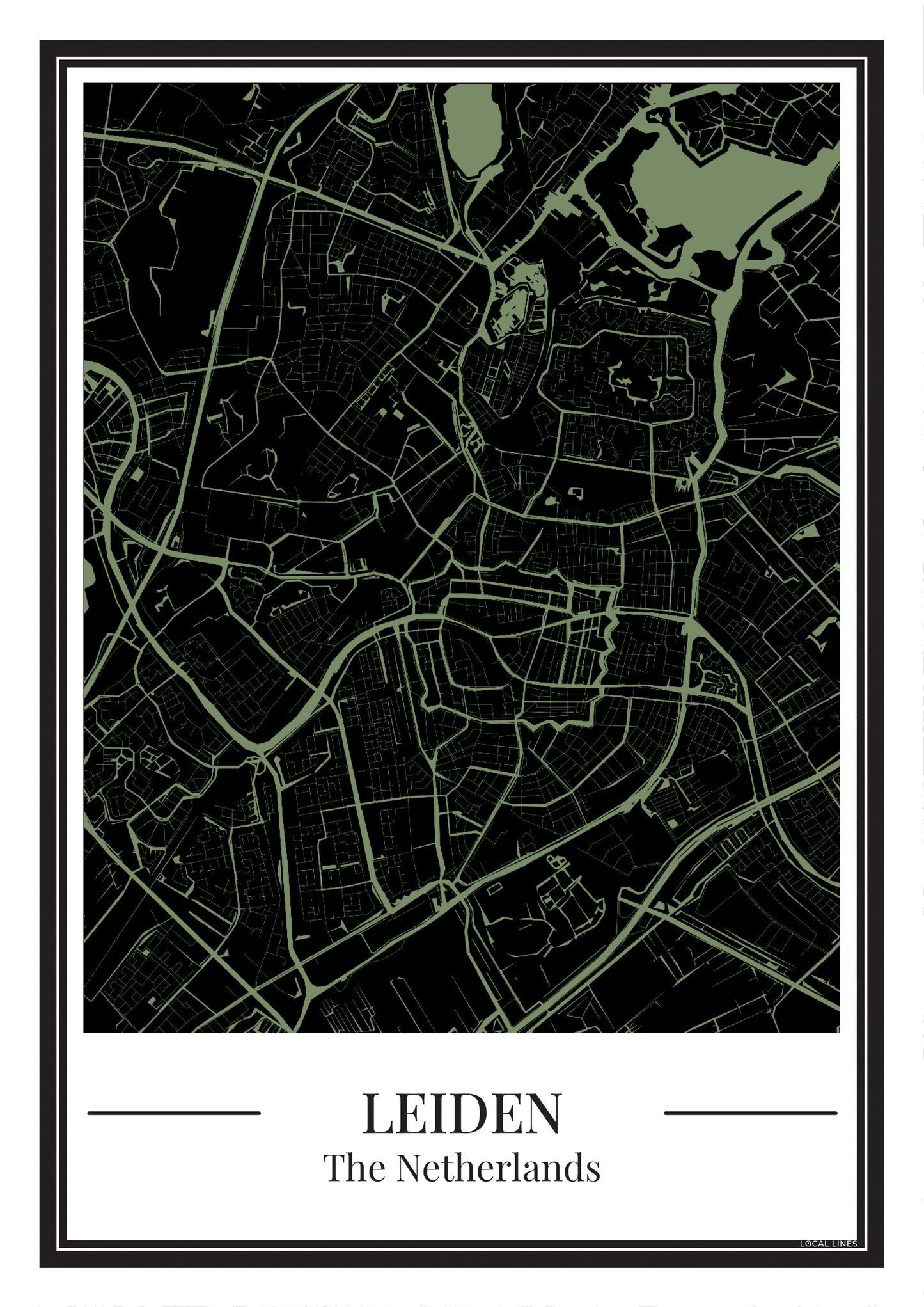 Leiden - Poster Cool Mint