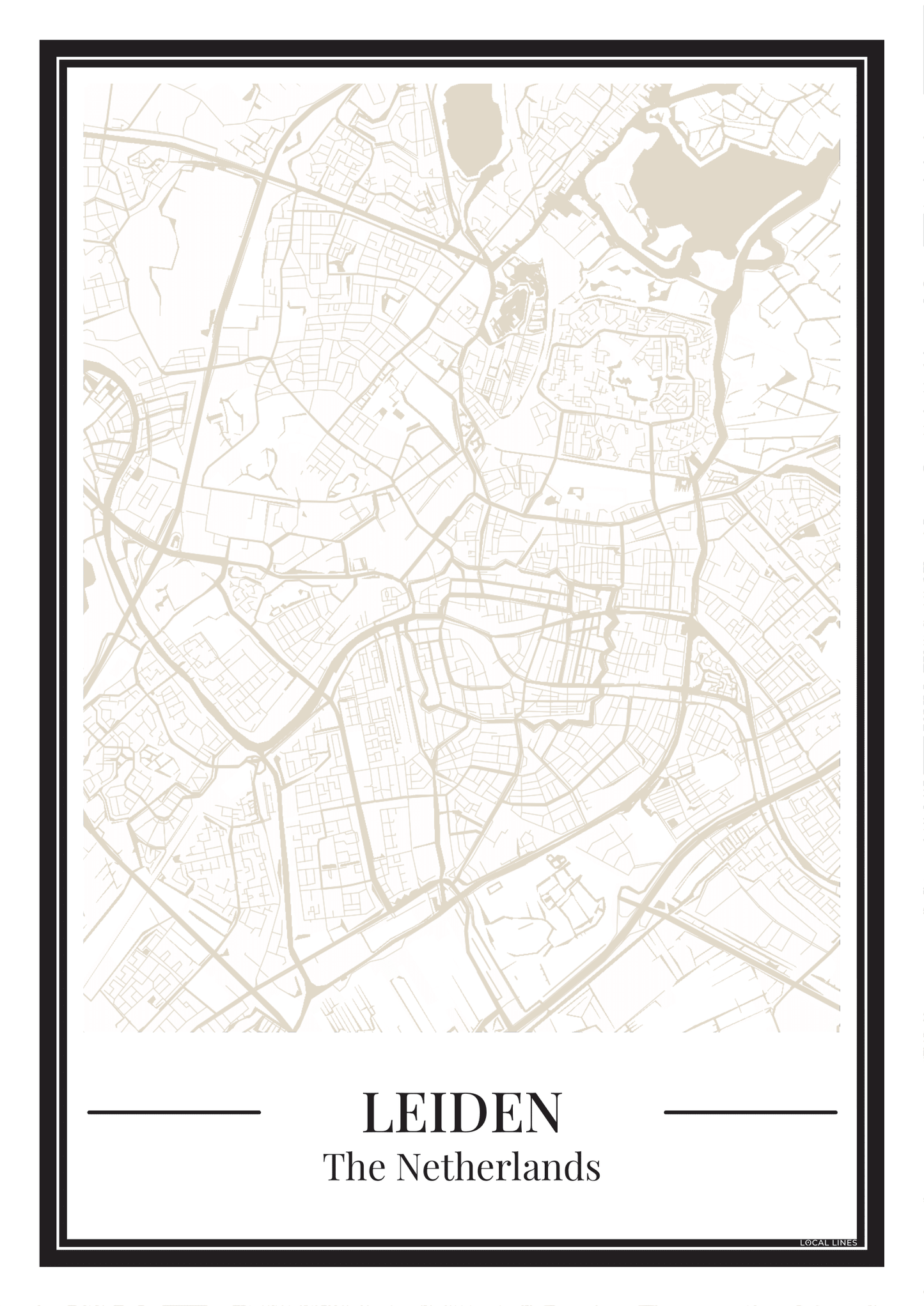Leiden - Poster Warm Sand