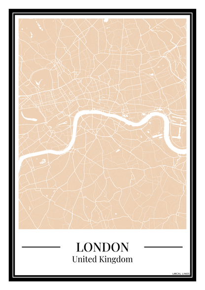 London - Poster Warm Sand