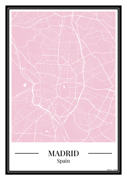 Madrid - Poster Blush Pink
