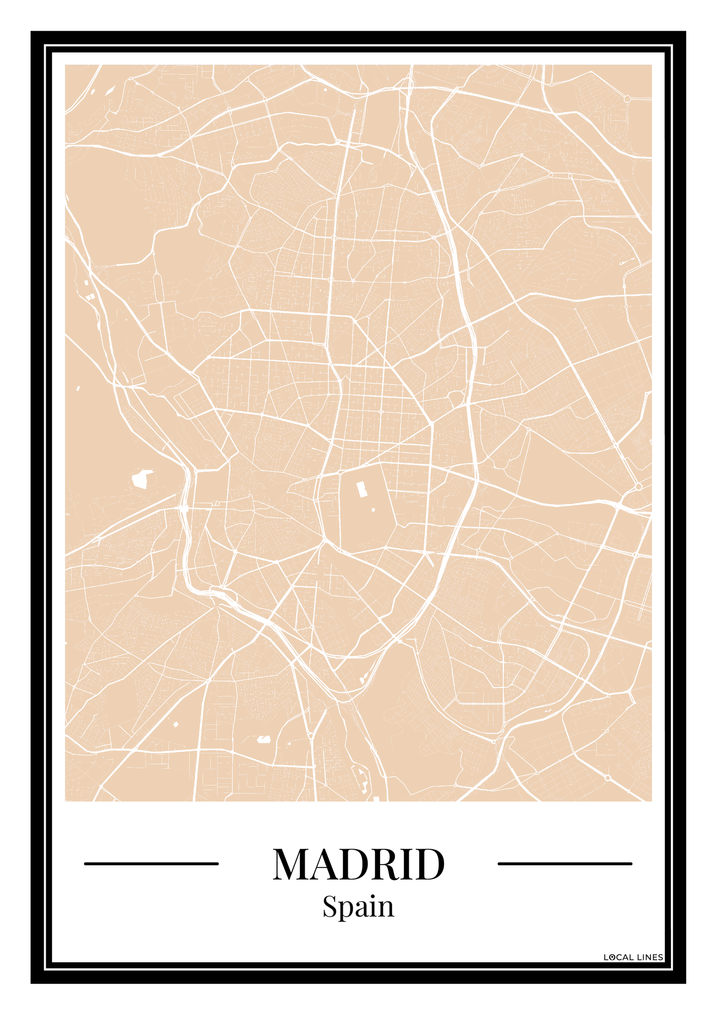 Madrid - Poster Warm Sand