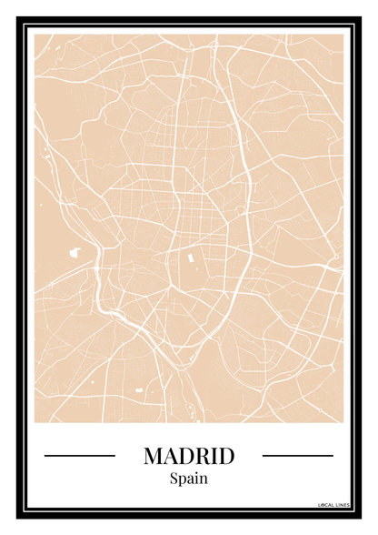 Madrid - Poster Warm Sand