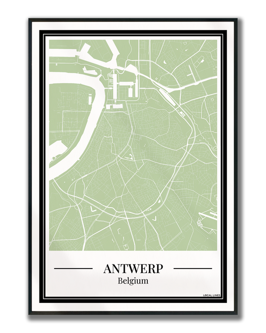 Antwerp - Poster Sage Green