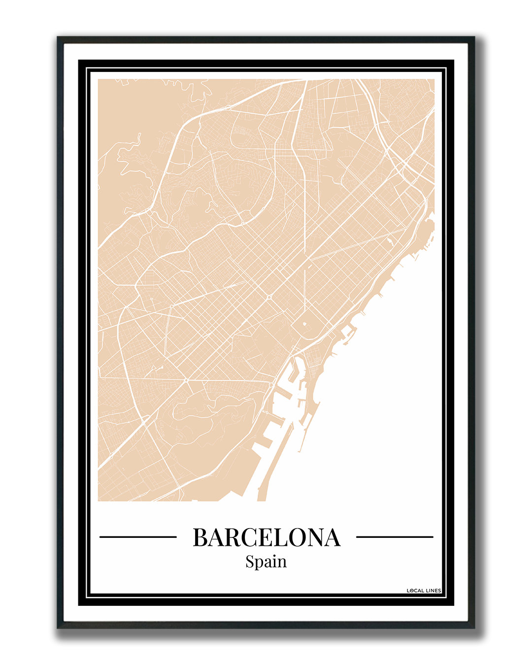 Barcelona - Poster Warm Sand