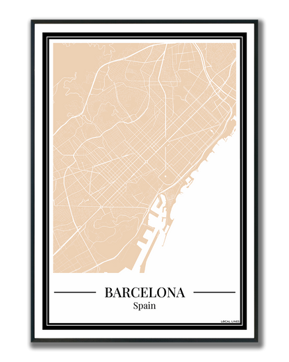 Barcelona - Poster Warm Sand