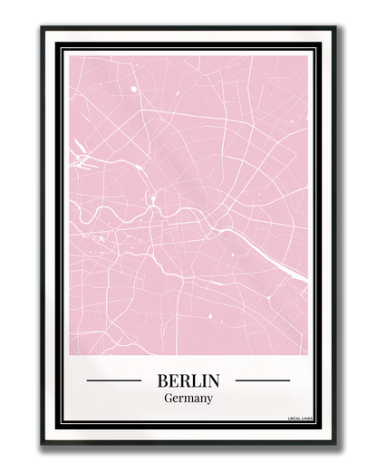 Berlin - Poster Blush Pink