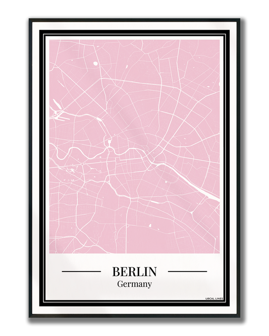 Berlin - Poster Blush Pink