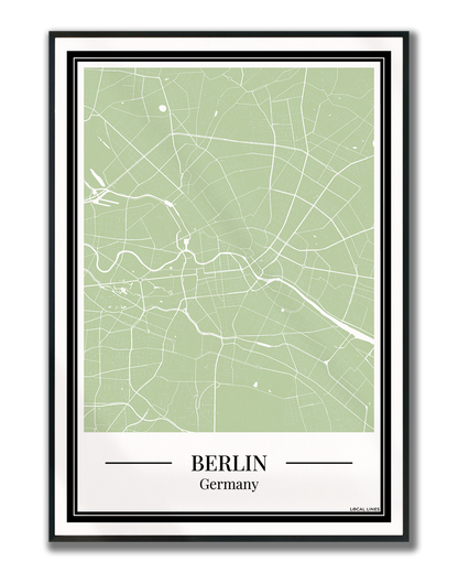 Berlin - Poster Sage Green