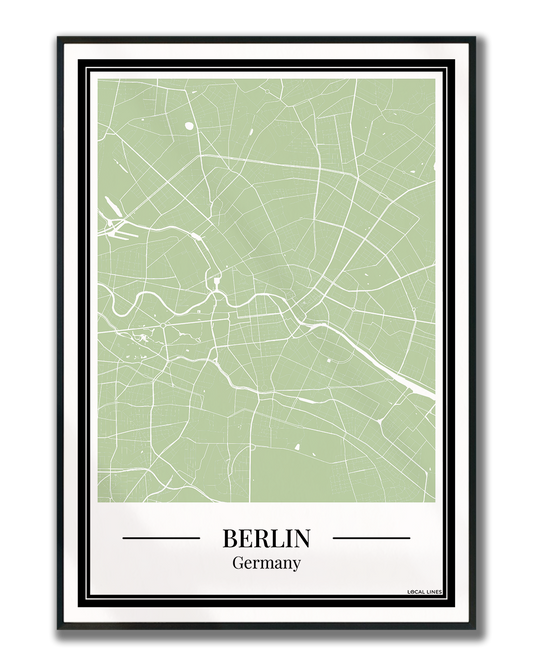 Berlin - Poster Sage Green