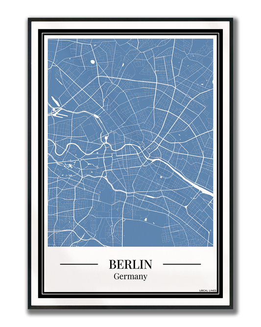 Berlin - Poster Slate Blue