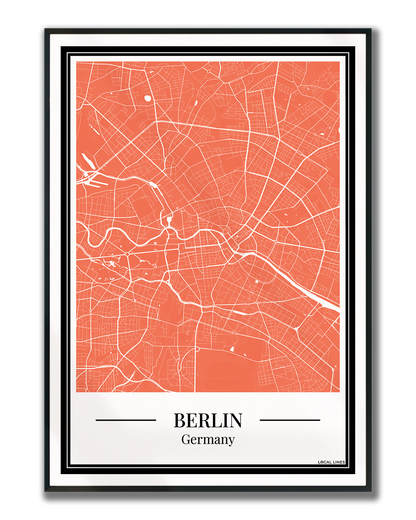 Berlin - Poster Warm Peach