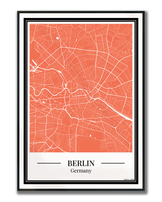 Berlin - Poster Warm Peach