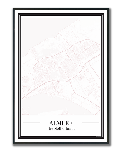 Almere - Poster Blush Pink