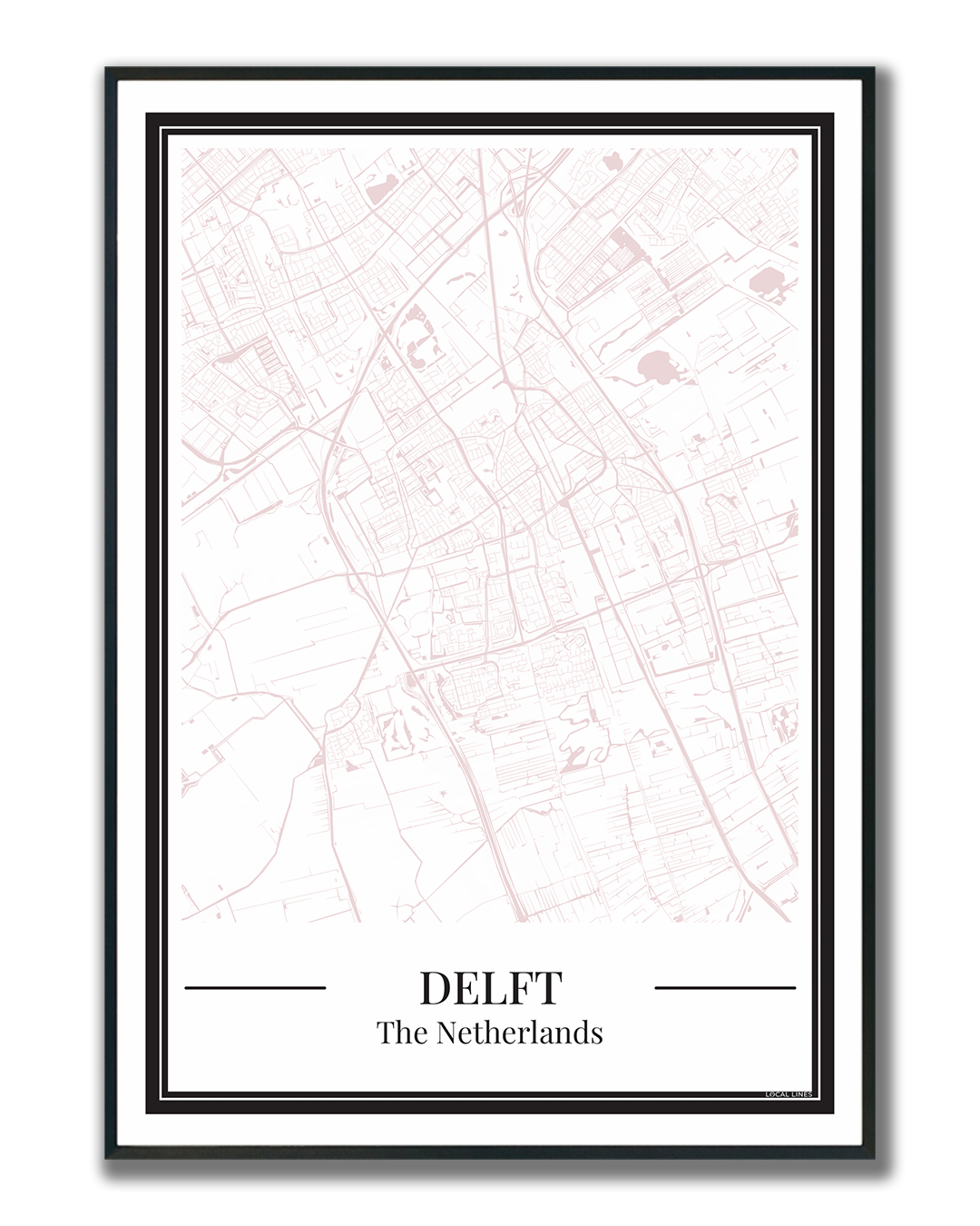 Delft - Poster Blush Pink