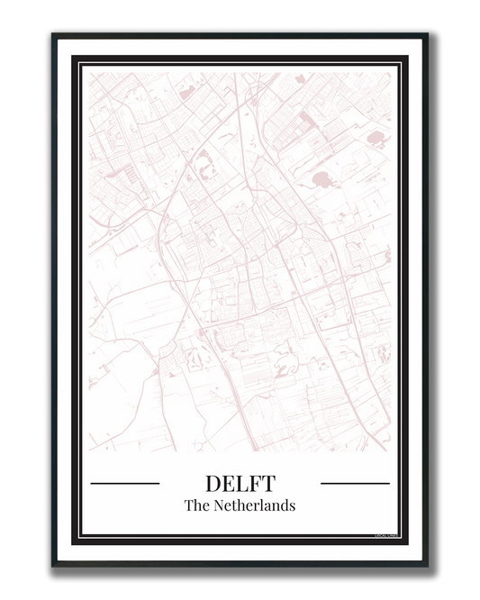 Delft - Poster Blush Pink